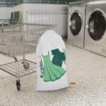 Green Dresses Laundry Bag — Floral Hanging Laundry Tote - GIFTZ For Your Loved Ones