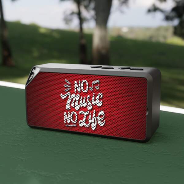 No Music No Life Speaker – Compact, Stylish & Rechargeable Audio Companion - GIFTZ For Your Loved Ones