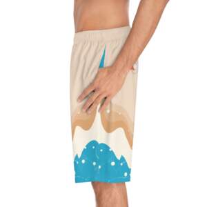 'Enjoy Summer' Beach Waves Print - Board Shorts - GIFTZ For Your Loved Ones