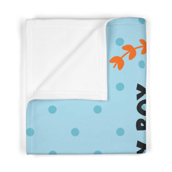 Cute Baby Boy Fleece Blanket - Soft & Cozy Gift for Newborns - GIFTZ For Your Loved Ones