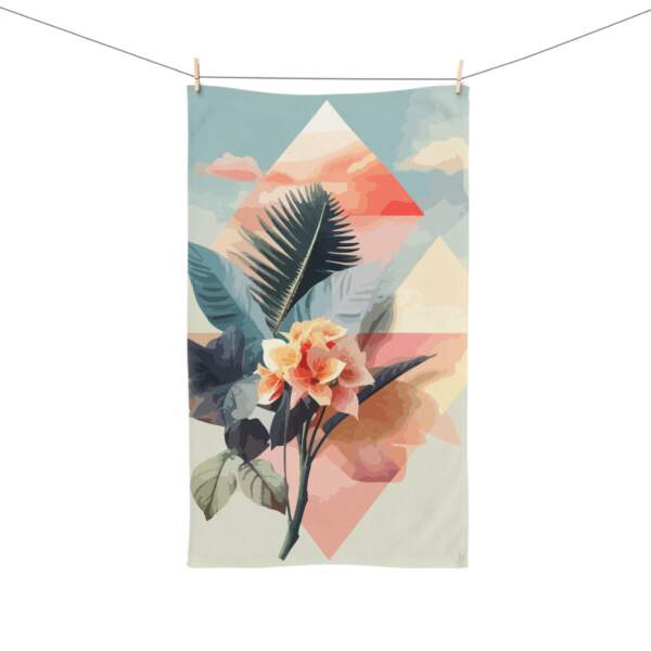 Tropical Floral Hand Towel - Stylish Kitchen & Bathroom Decor - GIFTZ For Your Loved Ones