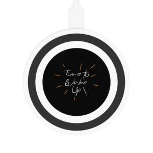 Wireless Charging Pad - 'Time to Wake Up' Design - GIFTZ For Your Loved Ones
