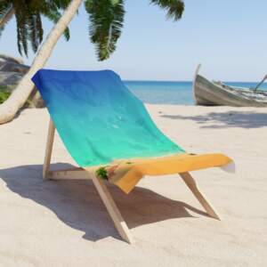 Tropical Beach Towel - Vibrant Ocean Scene for Summer Fun - GIFTZ For Your Loved Ones