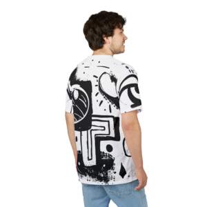 Abstract Black & White Graffiti Tee - GIFTZ For Your Loved Ones