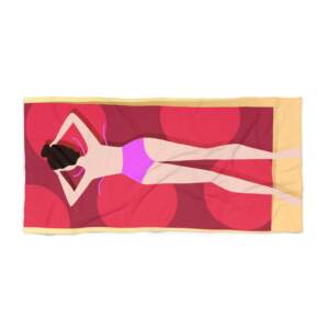 Relaxing Beach Towel with Fun Summer Design - GIFTZ For Your Loved Ones