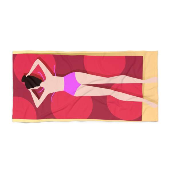 Relaxing Beach Towel with Fun Summer Design - GIFTZ For Your Loved Ones