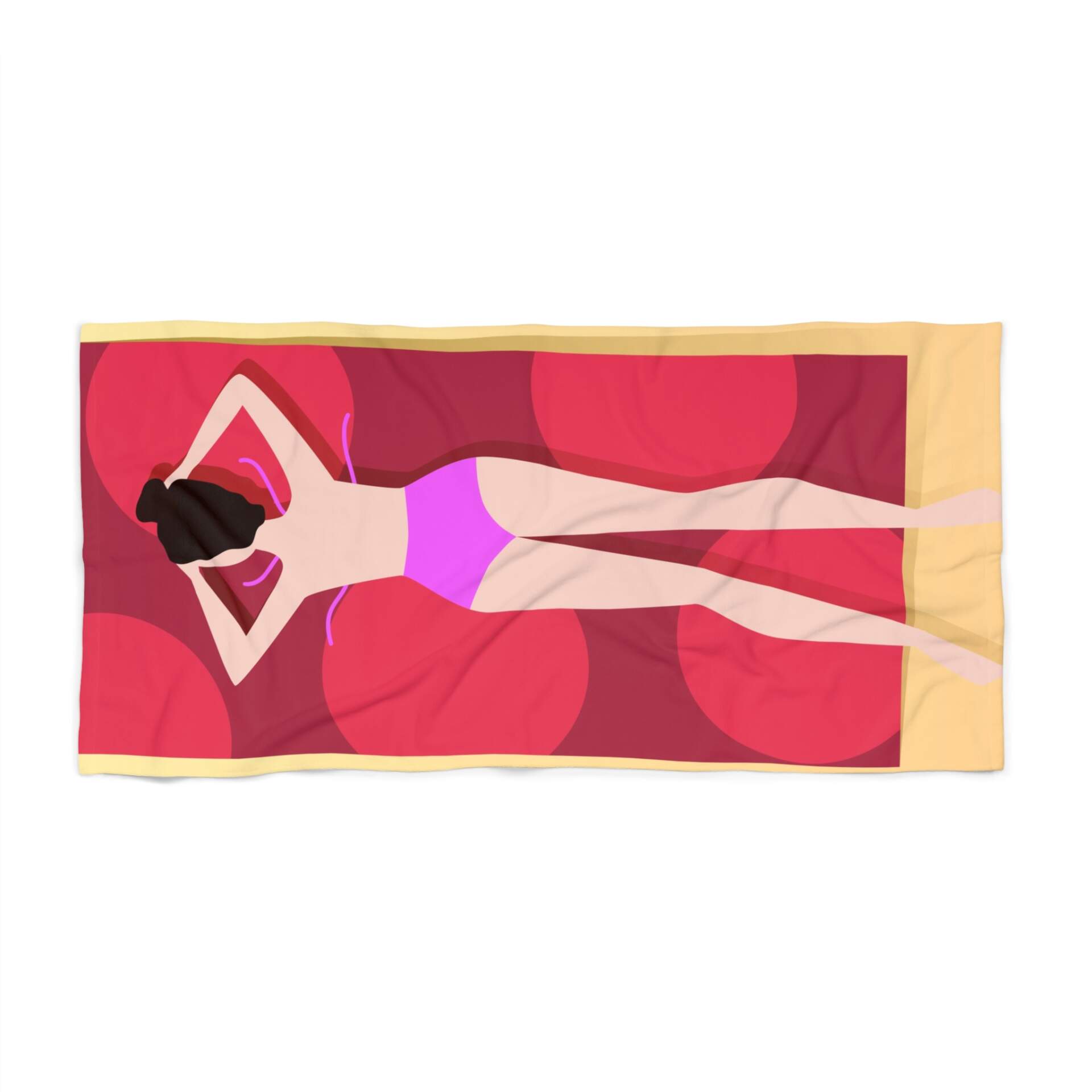 Relaxing Beach Towel with Fun Summer Design - GIFTZ For Your Loved Ones