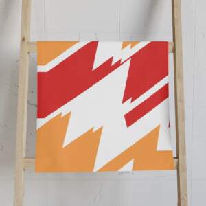 Vibrant Geometric Hand Towel - Bold Colors for Kitchen & Bath - GIFTZ For Your Loved Ones