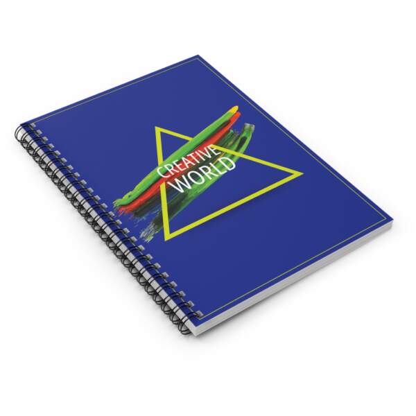 Creative World Spiral Notebook — Ruled Lined Journal for Artists & Students - GIFTZ For your loved ones