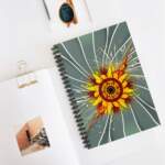 Sunburst Floral Spiral Notebook — Ruled Journal for Notes & Sketches - GIFTZ For Your Loved Ones