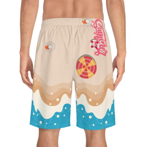 'Enjoy Summer' Beach Waves Print - Board Shorts - GIFTZ For Your Loved Ones