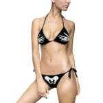Skeleton Hand Bikini — Women’s Black Halloween Two-Piece Swimsuit - GIFTZ For your loved ones