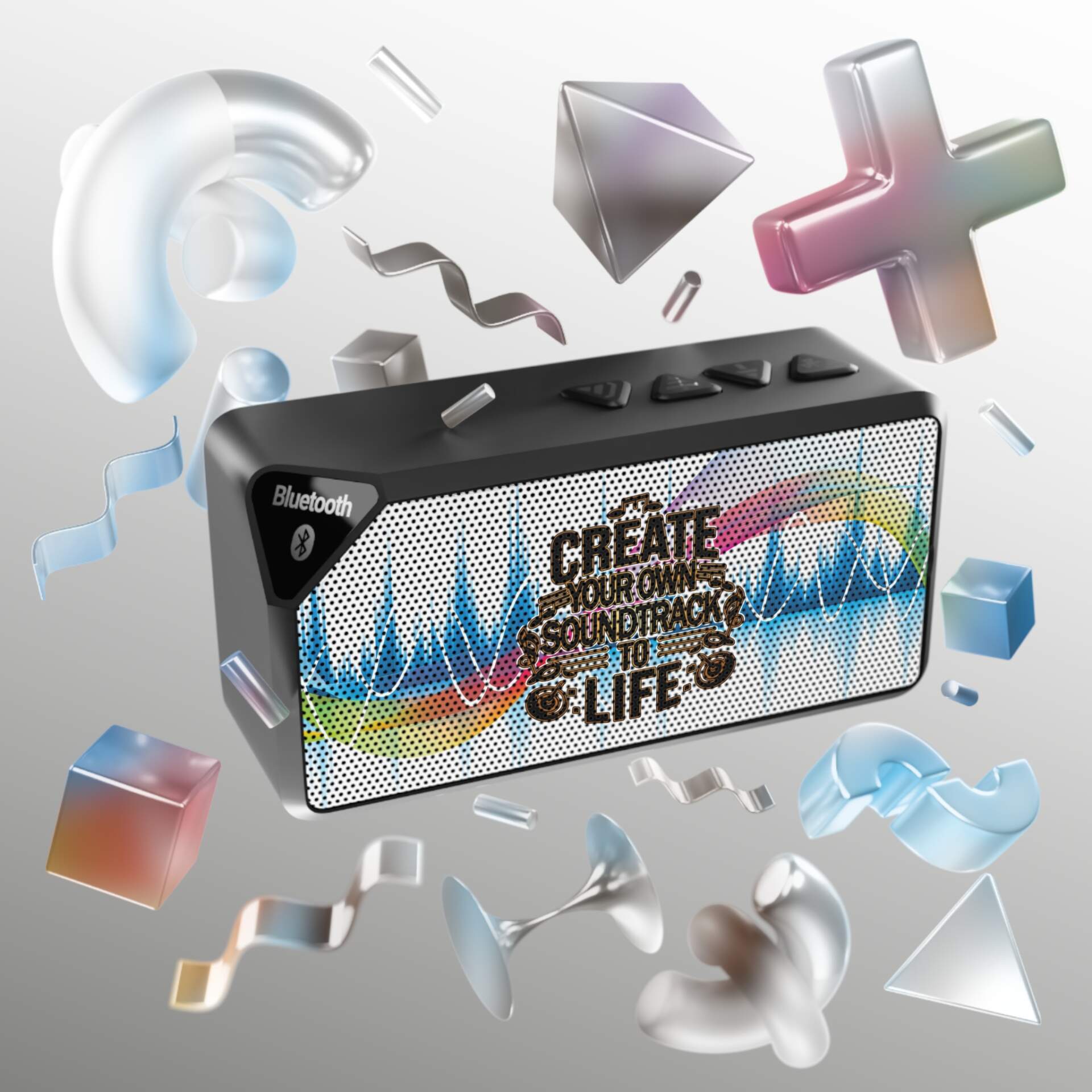 Bluetooth Speaker With Create Your Own Soundtrack To Life - GIFTZ For Your Loved Ones