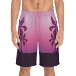 Board Shorts — Pink Sunset Palm Tree Swim Trunks - GIFTZ For your loved ones