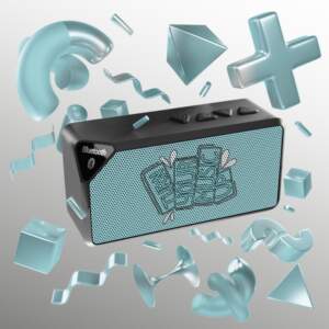 Turn Your Music Up - Bluetooth Speaker with Fun Design - GIFTZ For Your Loved Ones