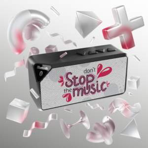 Bluetooth Speaker – Don't Stop the Music Design - GIFTZ For Your Loved Ones