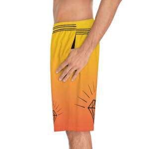 Diamond Sunset Men’s Board Shorts – Perfect Summer Gift for Him - GIFTZ For Your Loved Ones