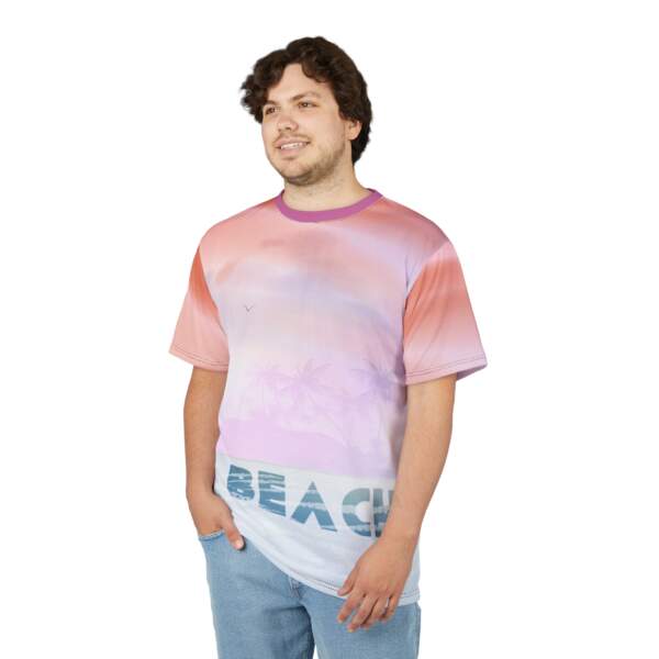 Beach Sunset Tee — Pastel Palm All-Over Print - GIFTZ For Your Loved Ones