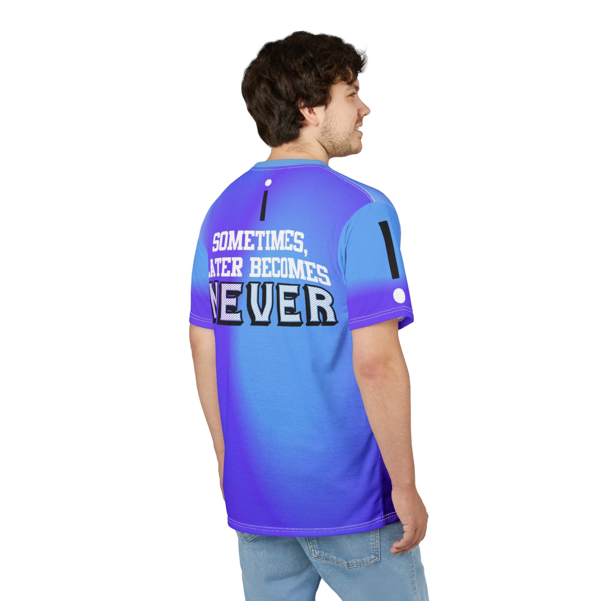 Do It Now Tee — Motivational Blue Gradient T-Shirt - GIFTZ For Your Loved Ones