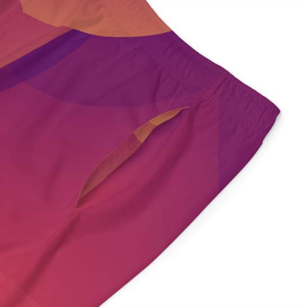 Sunset Gradient Men's Board Shorts — Vibrant Abstract Swim Trunks - GIFTZ For Your Loved Ones