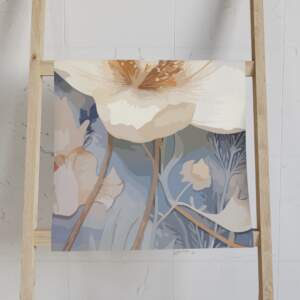 Floral Hand Towel - Elegant Botanical Design for Home Decor - GIFTZ For Your Loved Ones