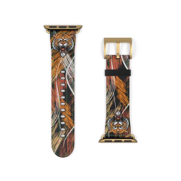 Wildlife Art Watch Band - Bold Tiger Design for Adventurers - GIFTZ For Your Loved Ones