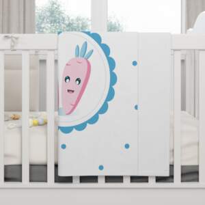 Cute Cartoon Baby Blanket with Friendly Characters - GIFTZ For Your Loved Ones
