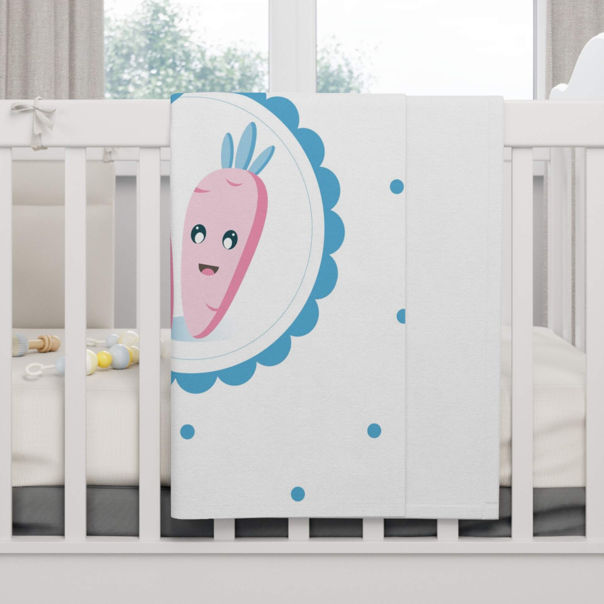 Cute Cartoon Baby Blanket with Friendly Characters - GIFTZ For Your Loved Ones