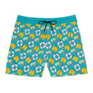 Summer Swim Shorts — Tropical Lifesaver & Boardshort Pattern - GIFTZ For Your Loved Ones