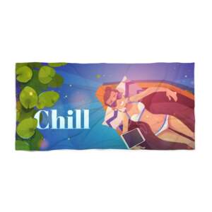 Chill Vibes Beach Towel - Perfect for Summer Fun and Relaxation - GIFTZ For Your Loved Ones