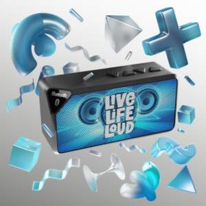 Live Life Loud Bluetooth Speaker – Portable Wireless Sound for Music Lovers - GIFTZ For Your Loved Ones