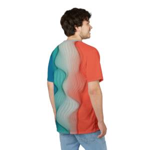 Artificial Waves All Over Print Tee - Unisex Cut & Sew Tee (AOP) - GIFTZ For Your Loved Ones