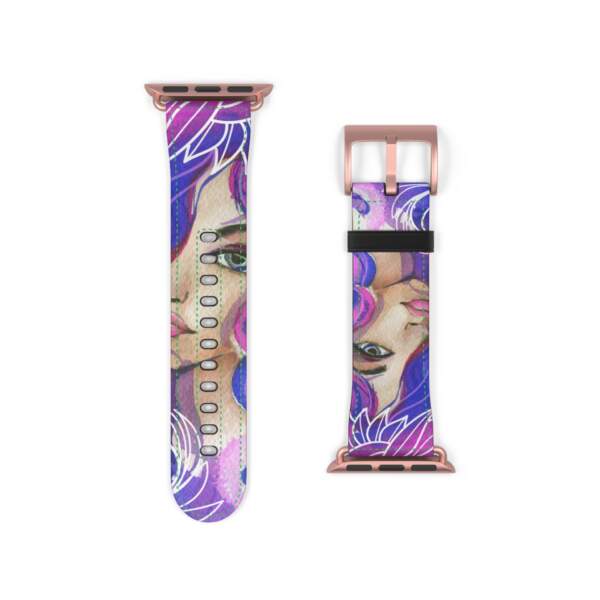 Artistic Floral Watch Band For Women - Vibrant, Stylish Accessory - GIFTZ For Your Loved Ones