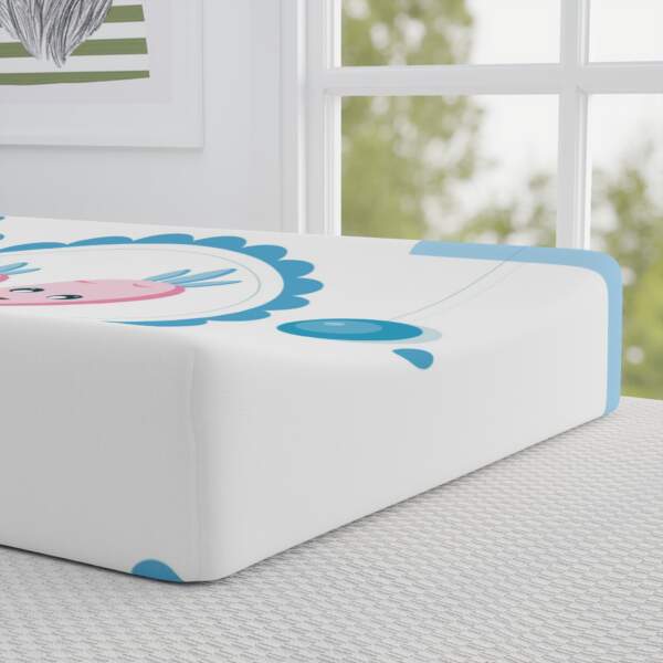 Cute Cartoon Baby Changing Pad Cover - Adorable Design for Nursery - GIFTZ For your loved ones