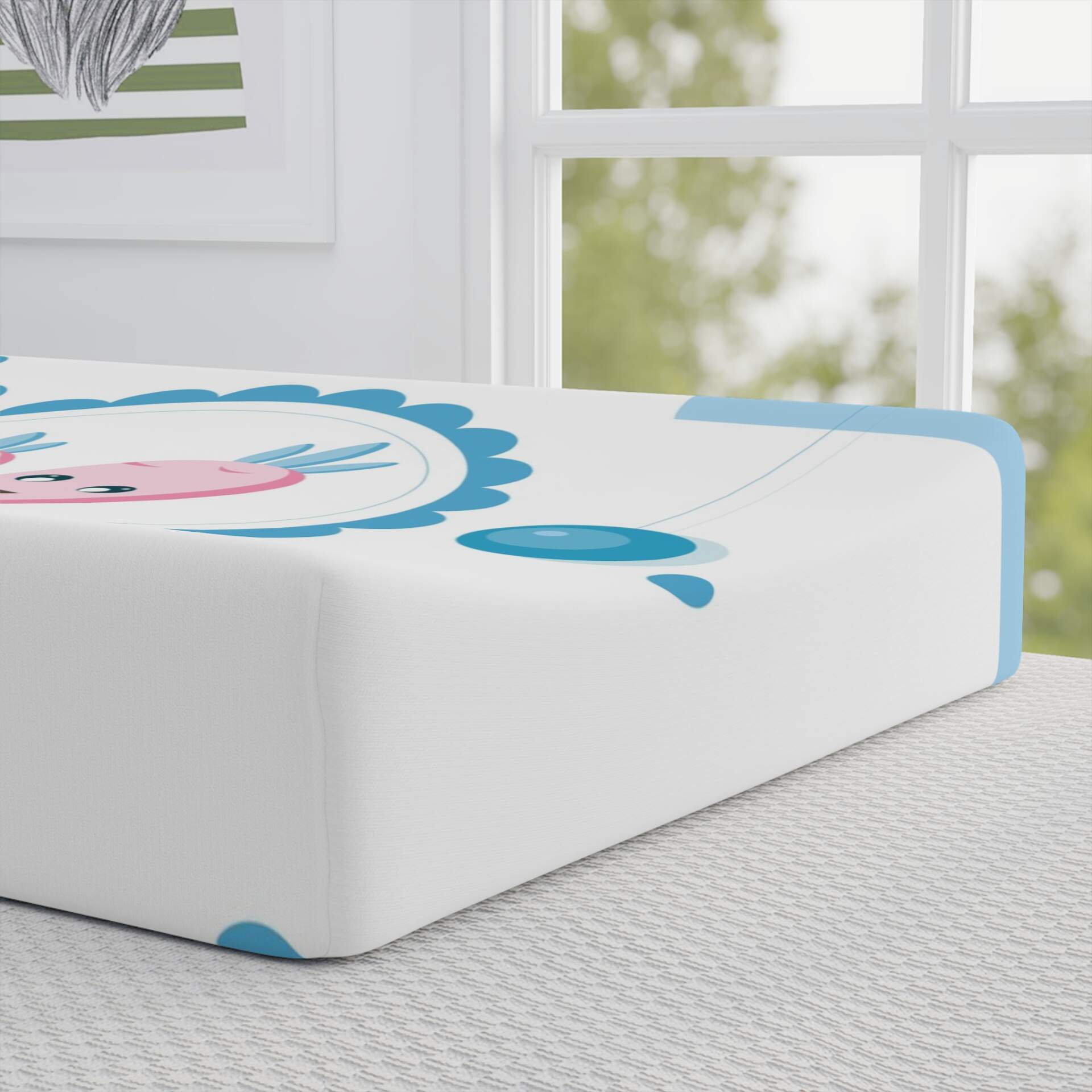 Cute Cartoon Baby Changing Pad Cover - Adorable Design for Nursery - GIFTZ For your loved ones