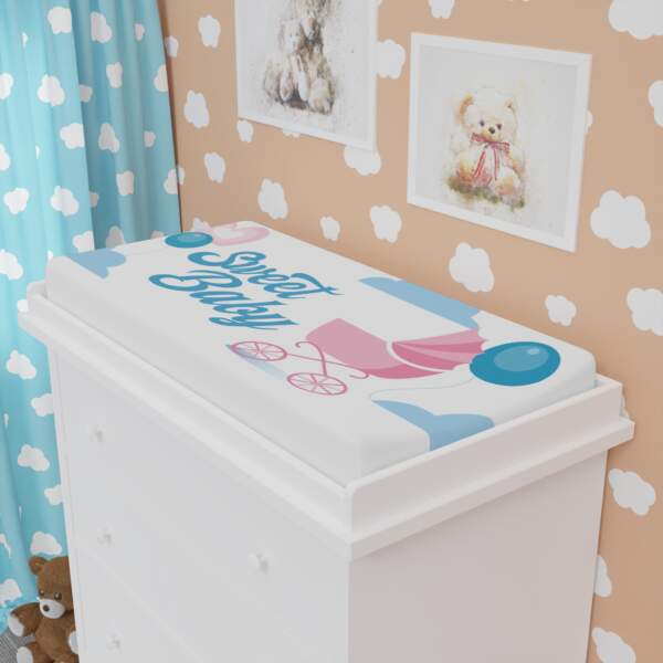 5334180818109497591_2048.jpeg Sweet Baby Changing Pad Cover - Adorable Nursery Essential for New Parents - GIFTZ For Your Loved Ones