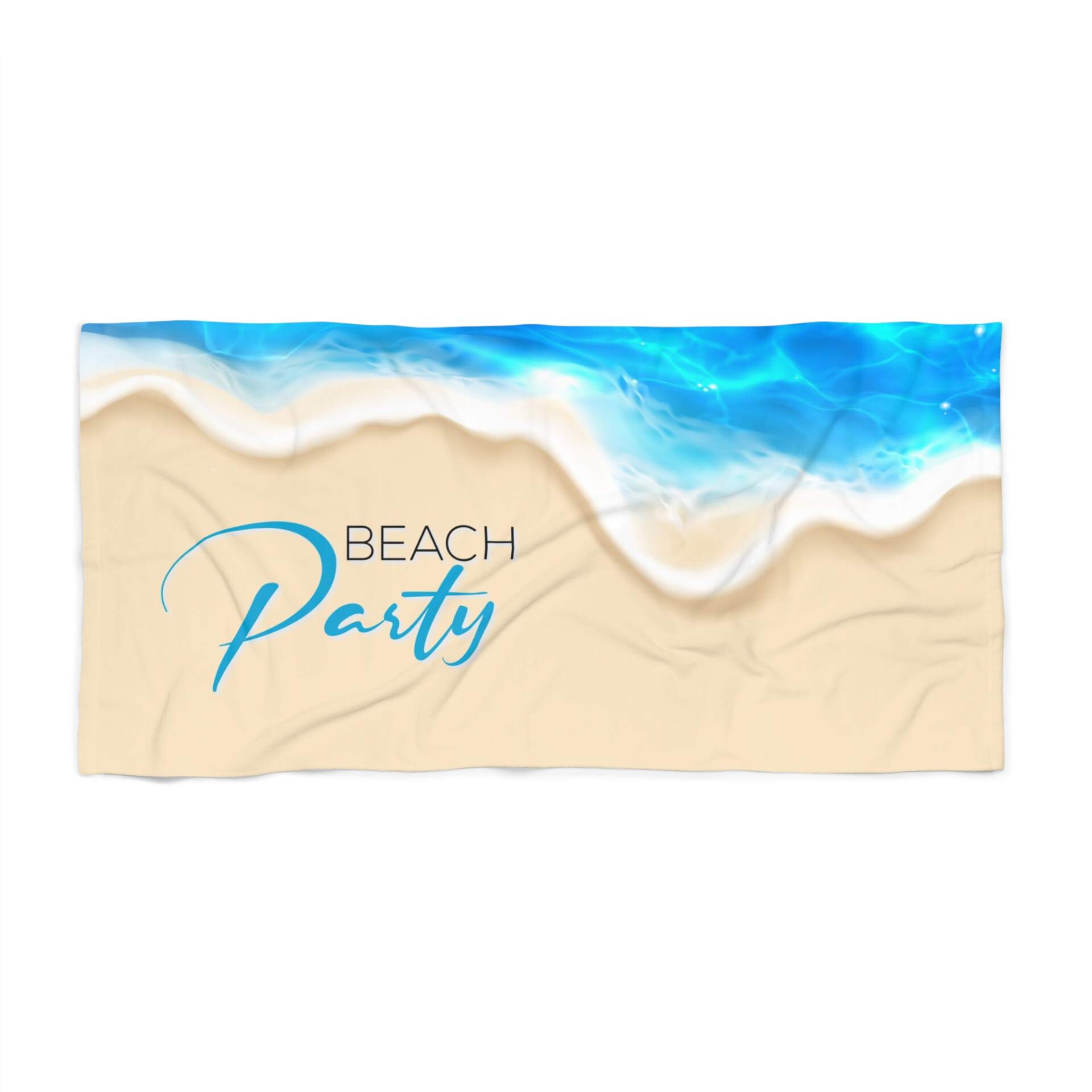 Beach Party Towel - Colorful Summer Sand & Sea Design - GIFTZ For Your Loved Ones