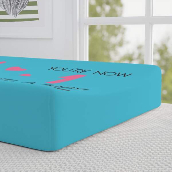 Baby Changing Pad Cover – First Birthday Design | You’re Now 1 Still a Baby! - GIFTZ For Your Loved Ones