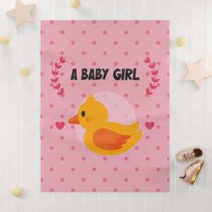 Adorable Pink Fleece Baby Blanket for Newborns - Perfect Gift for Baby Girls - GIFTZ For your loved ones