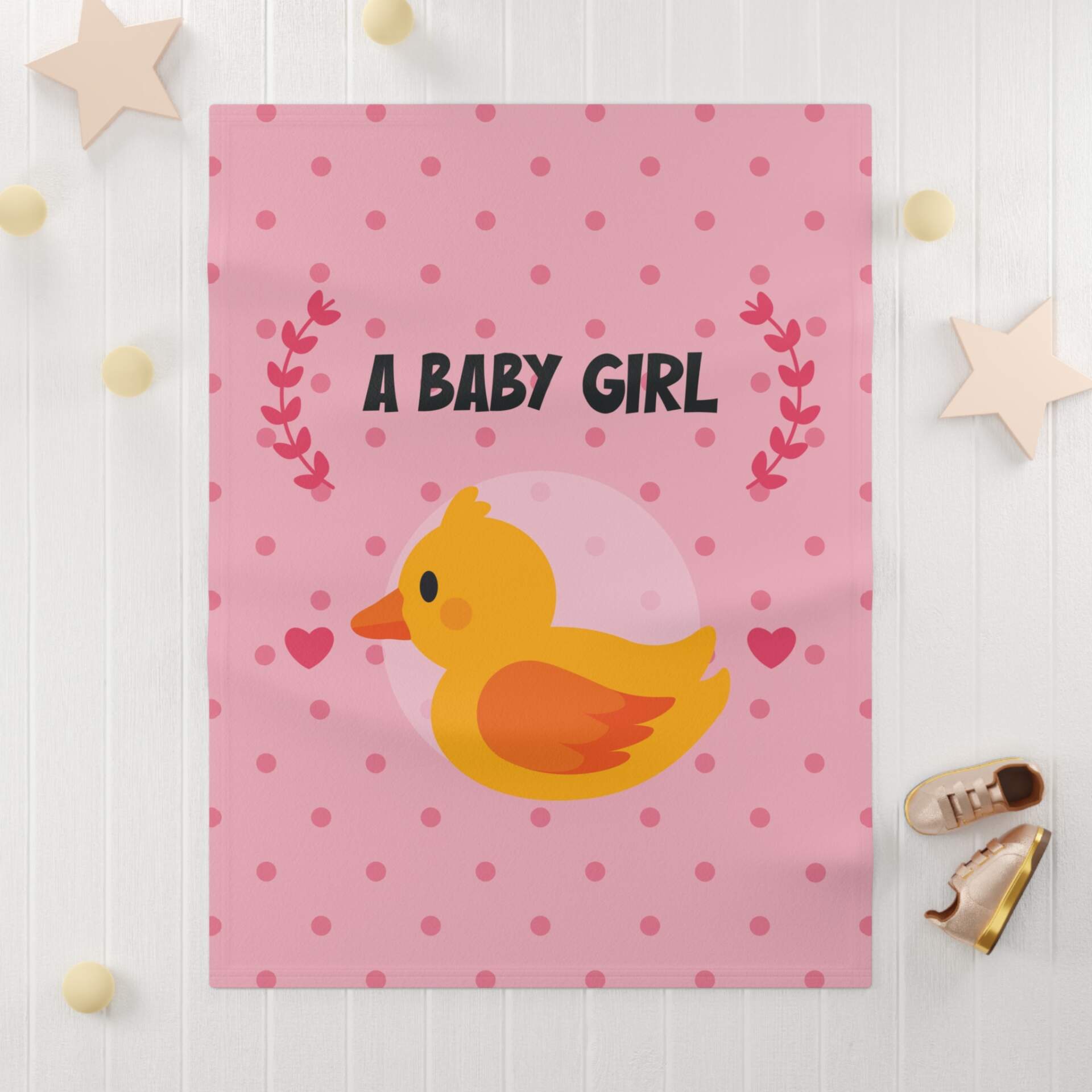 Adorable Pink Fleece Baby Blanket for Newborns - Perfect Gift for Baby Girls - GIFTZ For your loved ones
