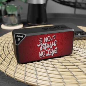 No Music No Life Speaker – Compact, Stylish & Rechargeable Audio Companion - GIFTZ For Your Loved Ones