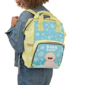 Baby Bath Diaper Backpack – Cute, Spacious, and Perfect for On-the-Go Moms - GIFTZ For Your Loved Ones