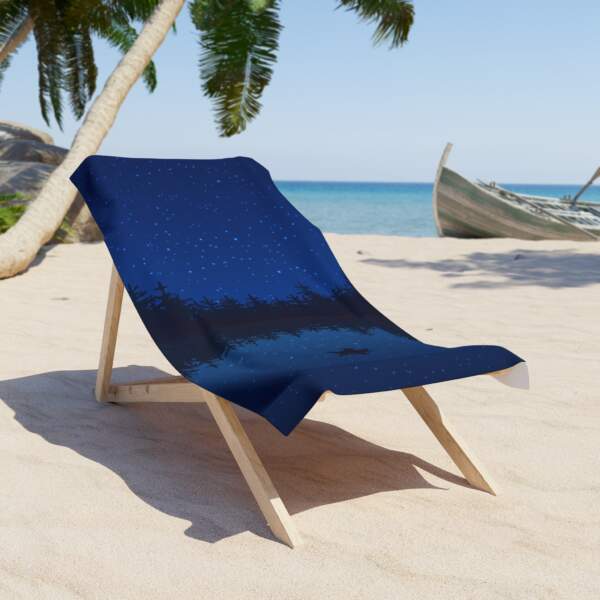 Starry Night Beach Towel - Soft, Quick-Dry Towel for Relaxing by the Shore - GIFTZ For Your Loved Ones