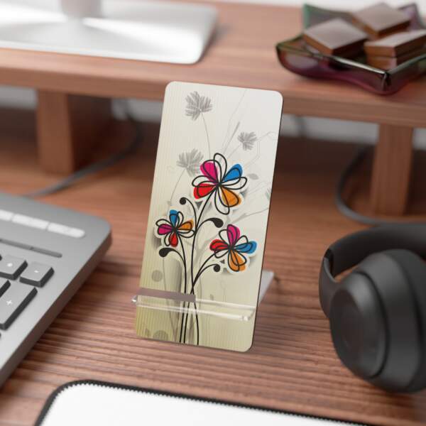 Floral Vector Smartphone - Mobile Display Stand - GIFTZ For Your Loved Ones