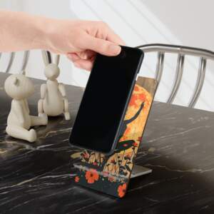 Floral Yoga Phone Holder - Artistic Mobile Display Stand for Smartphones - GIFTZ For Your Loved Ones