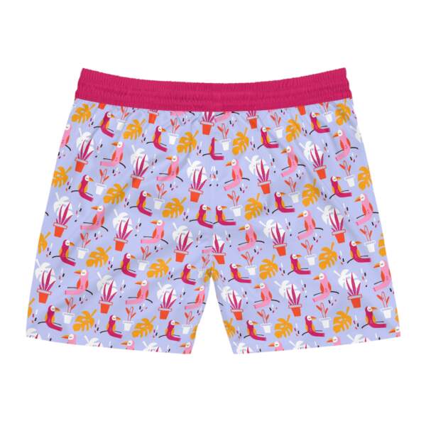 Tropical Toucan Swim Shorts — Colorful Vacation Print Men's Beach Trunks - GIFTZ For Your Loved Ones