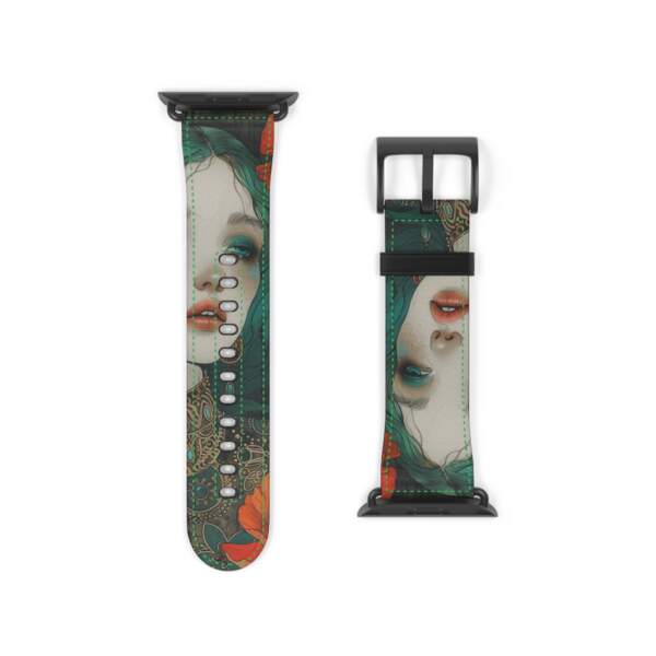 Artistic Floral Watch Band - Unique Design for Fashion Lovers - GIFTZ For Your Loved Ones