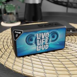 Live Life Loud Bluetooth Speaker – Portable Wireless Sound for Music Lovers - GIFTZ For Your Loved Ones