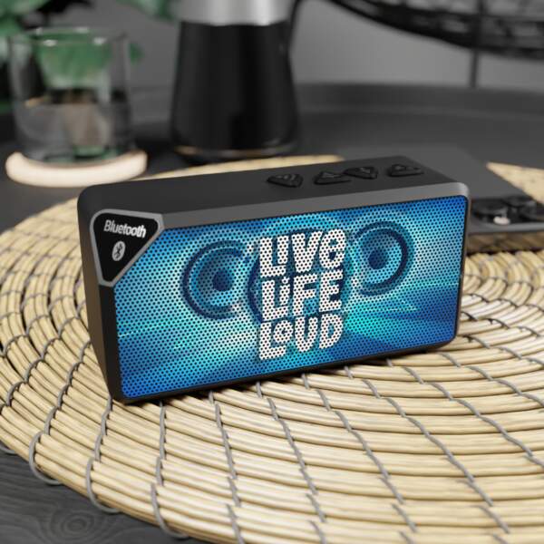 Live Life Loud Bluetooth Speaker – Portable Wireless Sound for Music Lovers - GIFTZ For Your Loved Ones