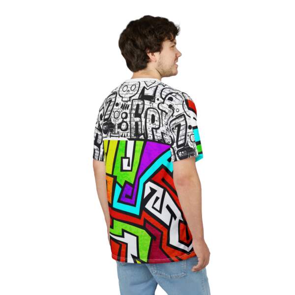Abstract Neon Graffiti All-Over Print Tee - GIFTZ For Your Loved Ones